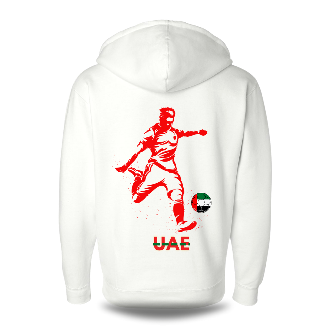 UAE Hoodie Jacket _ White