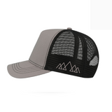 Geometric falcon cap _ Gray & Black