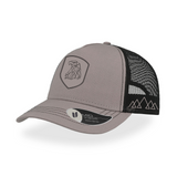 Geometric falcon cap _ Gray & Black