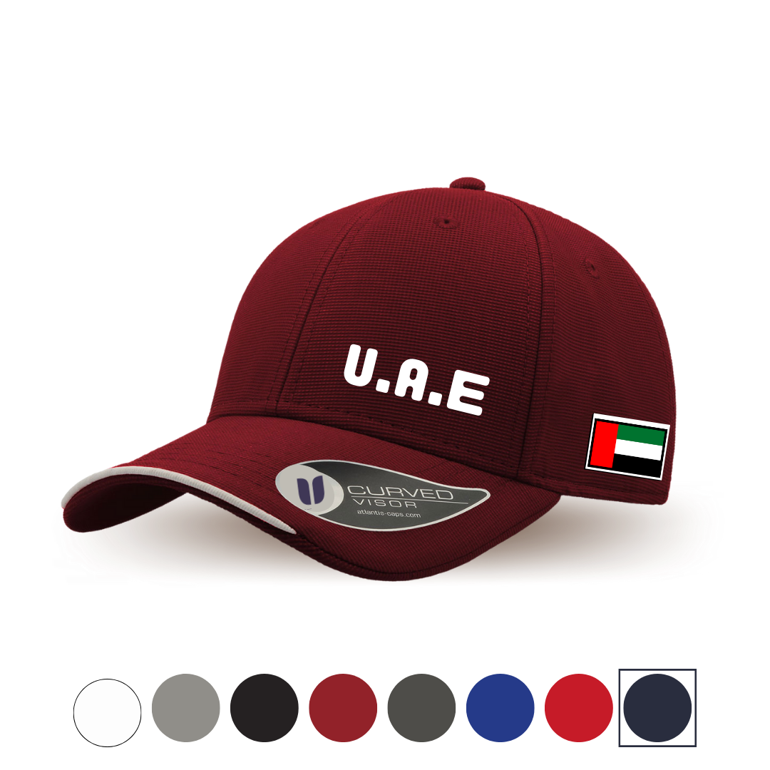 The UAE CAP Colors Burgundy