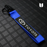 TOYOTA KEYCHAIN WITH METAL KEY RING