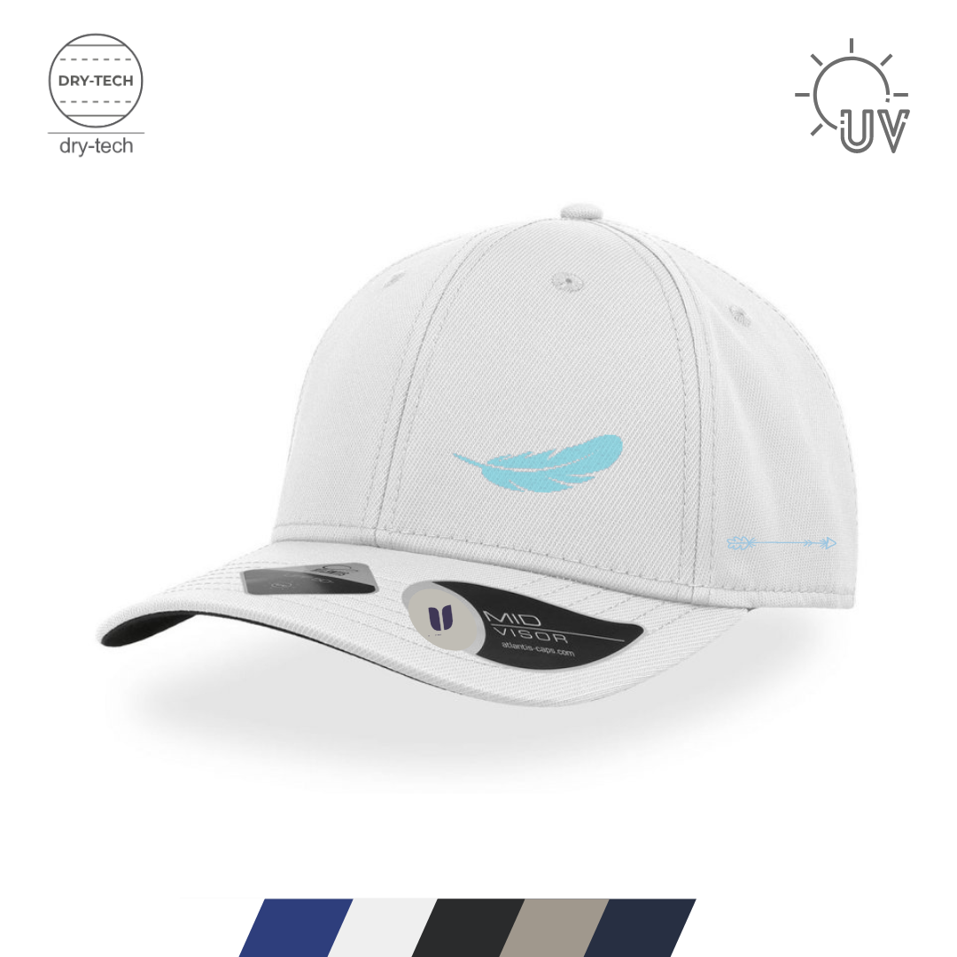 Feather Cap _ UPF50+ Colors White