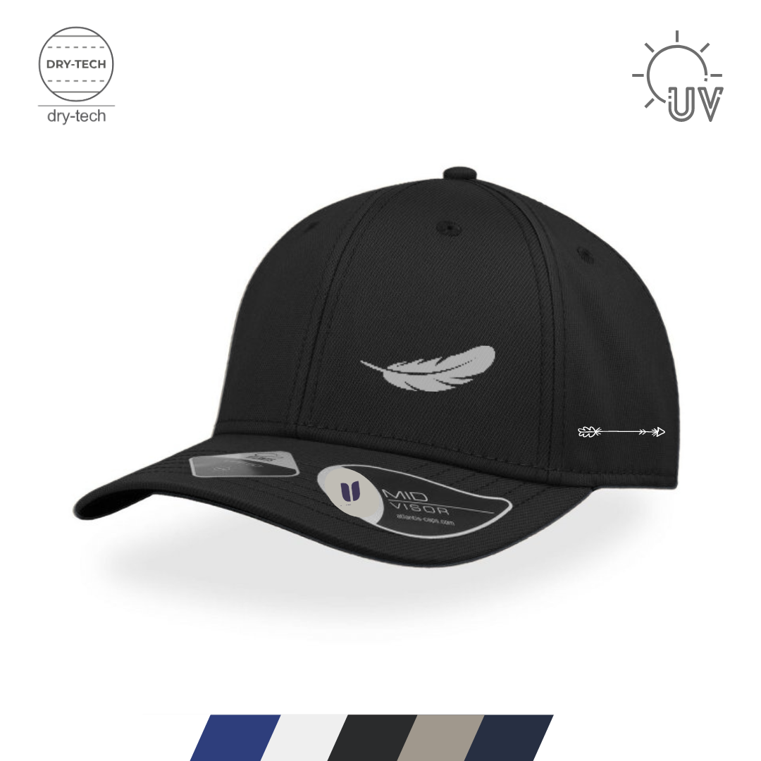 Feather Cap _ UPF50+ Colors Black