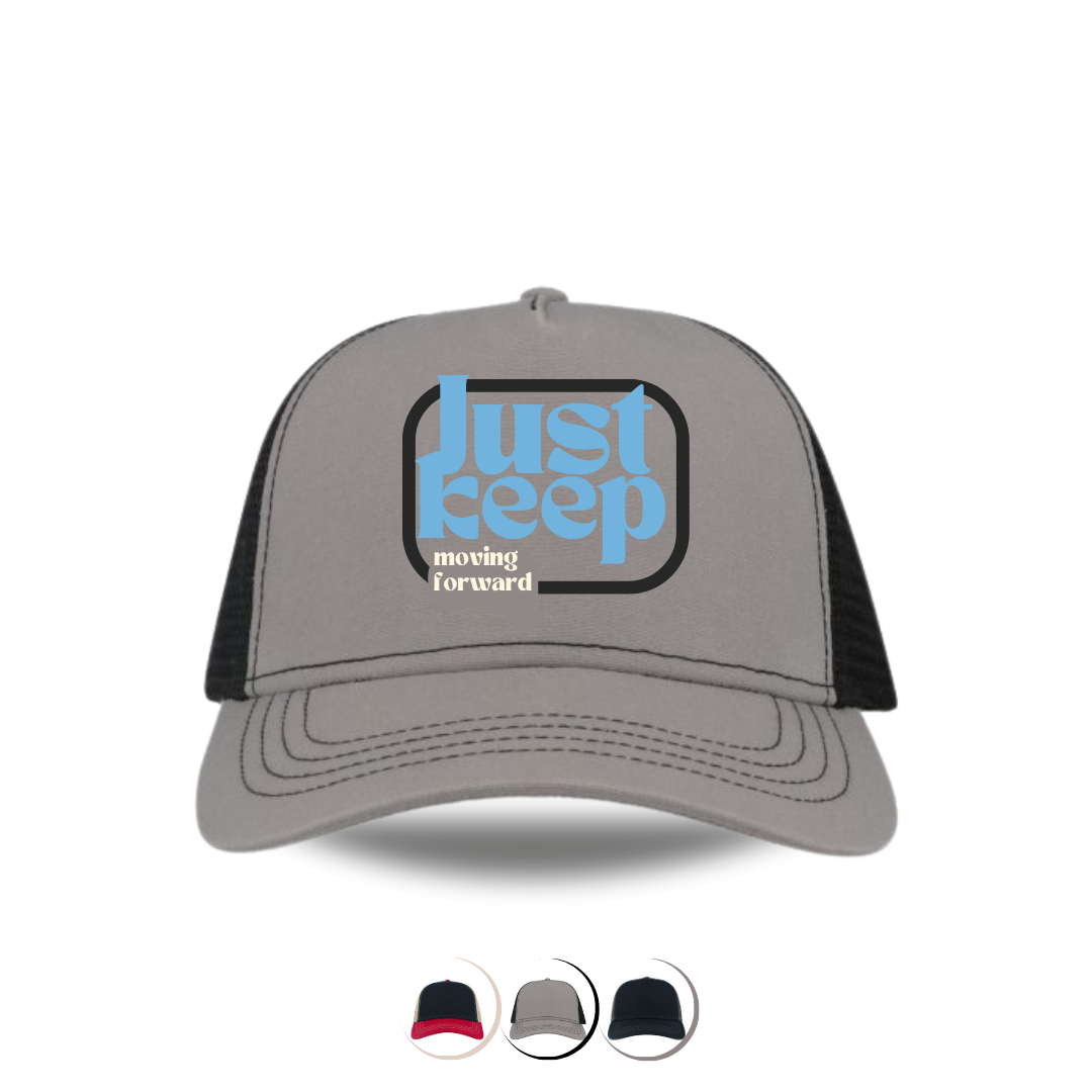 Moving Forward Cap Colors Grey-Black