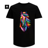 Horse Multicolored cotton T-Shirt