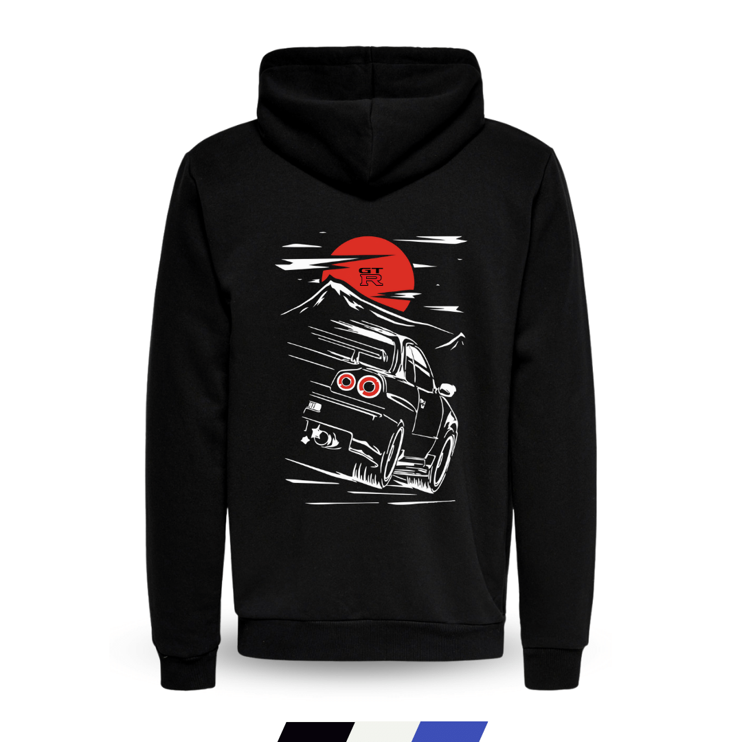 GTR Hoodie Jacket. Colors Black