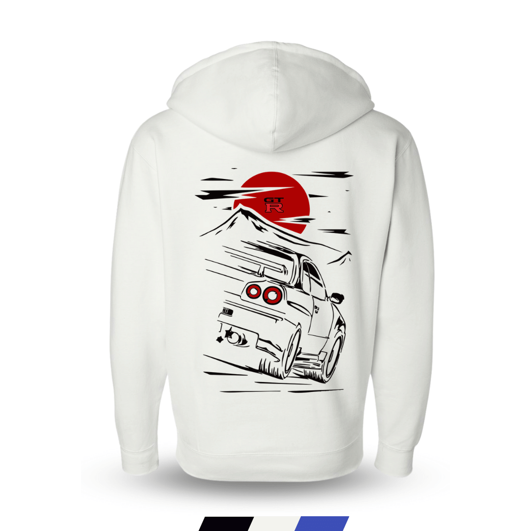 GTR Hoodie Jacket. Colors White