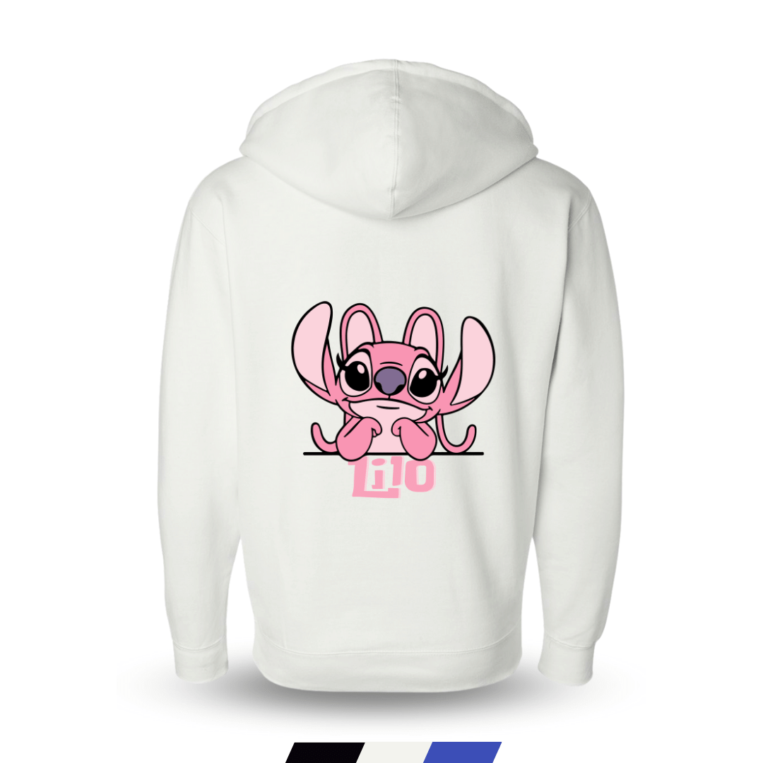 Lilo Hoodie Jacket. Colors White