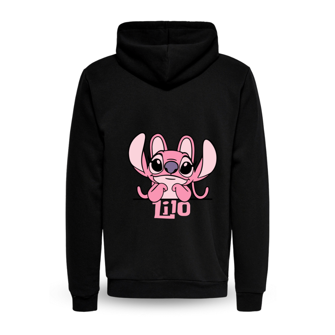 Lilo Hoodie Jacket. Colors Black