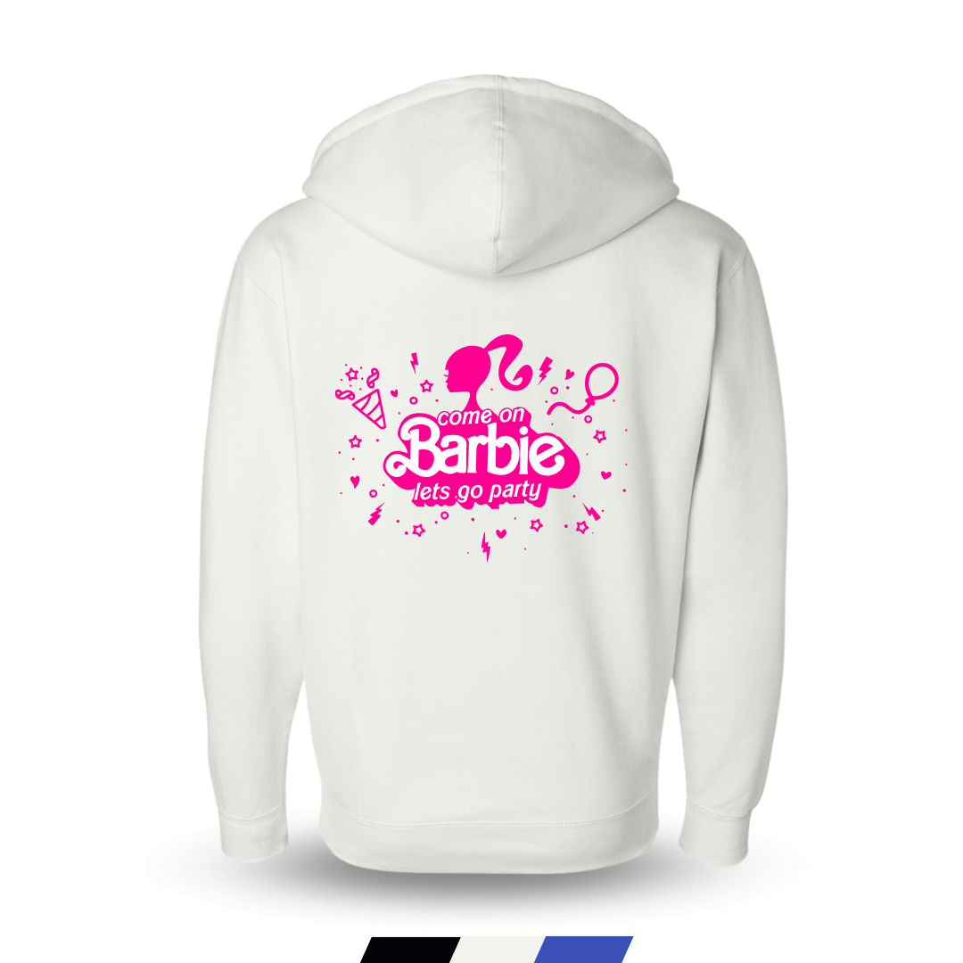 Barbie
Hoodie Jacket. Colors White