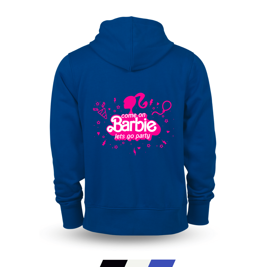 Barbie
Hoodie Jacket. Colors Royal Blue