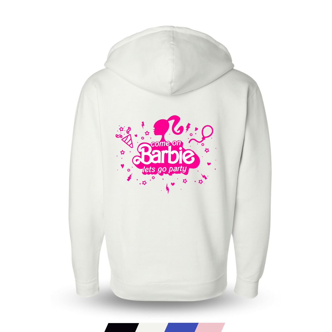 Barbie Hoodie Jacket 1-pc Only (Kids 8-Years White)