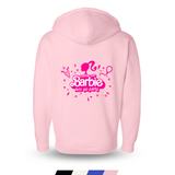 Barbie Hoodie Jacket 1-pc Only (Adults Large L-Peach)