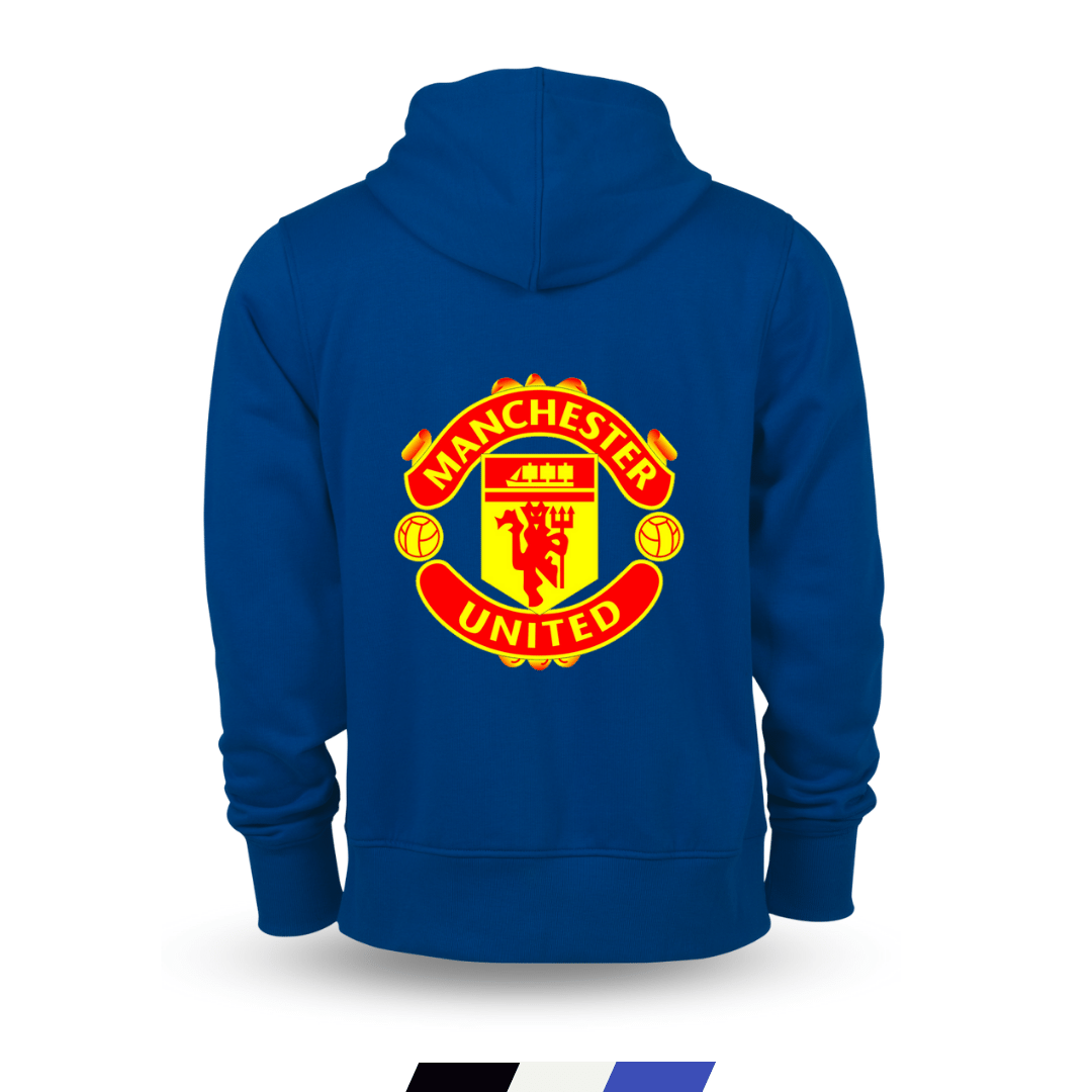 Manchester united Hoodie Jacket Colors Royal Blue