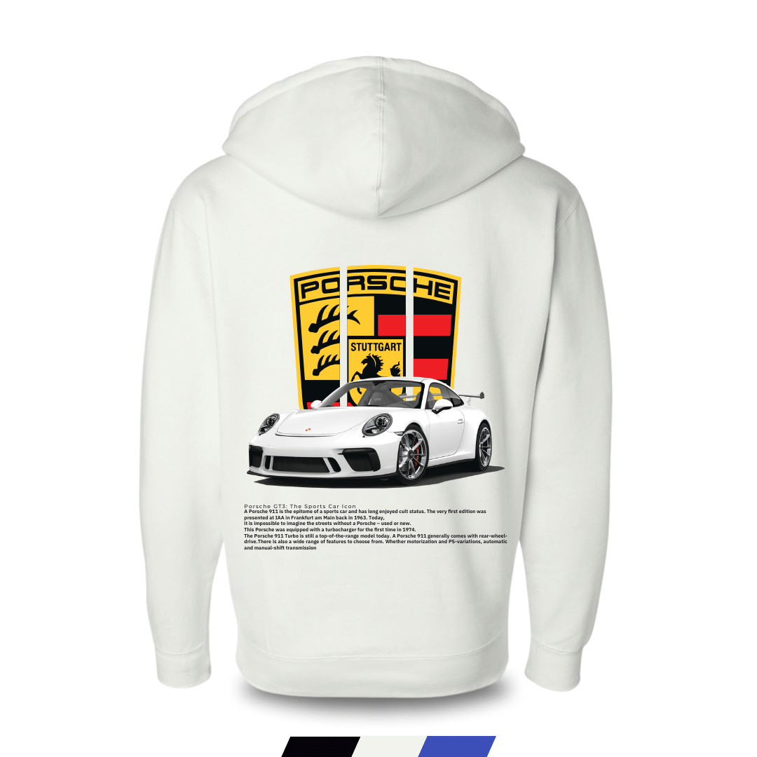 Porsche Hoodie Jacket 1-pc Only (Kids 14-Years White)