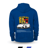 Porsche Hoodie Jacket 1-pc Only (Adults Small S-Royal Blue)