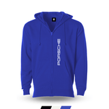 Porsche Hoodie Jacket 1-pc Only (Adults Small S-Royal Blue)