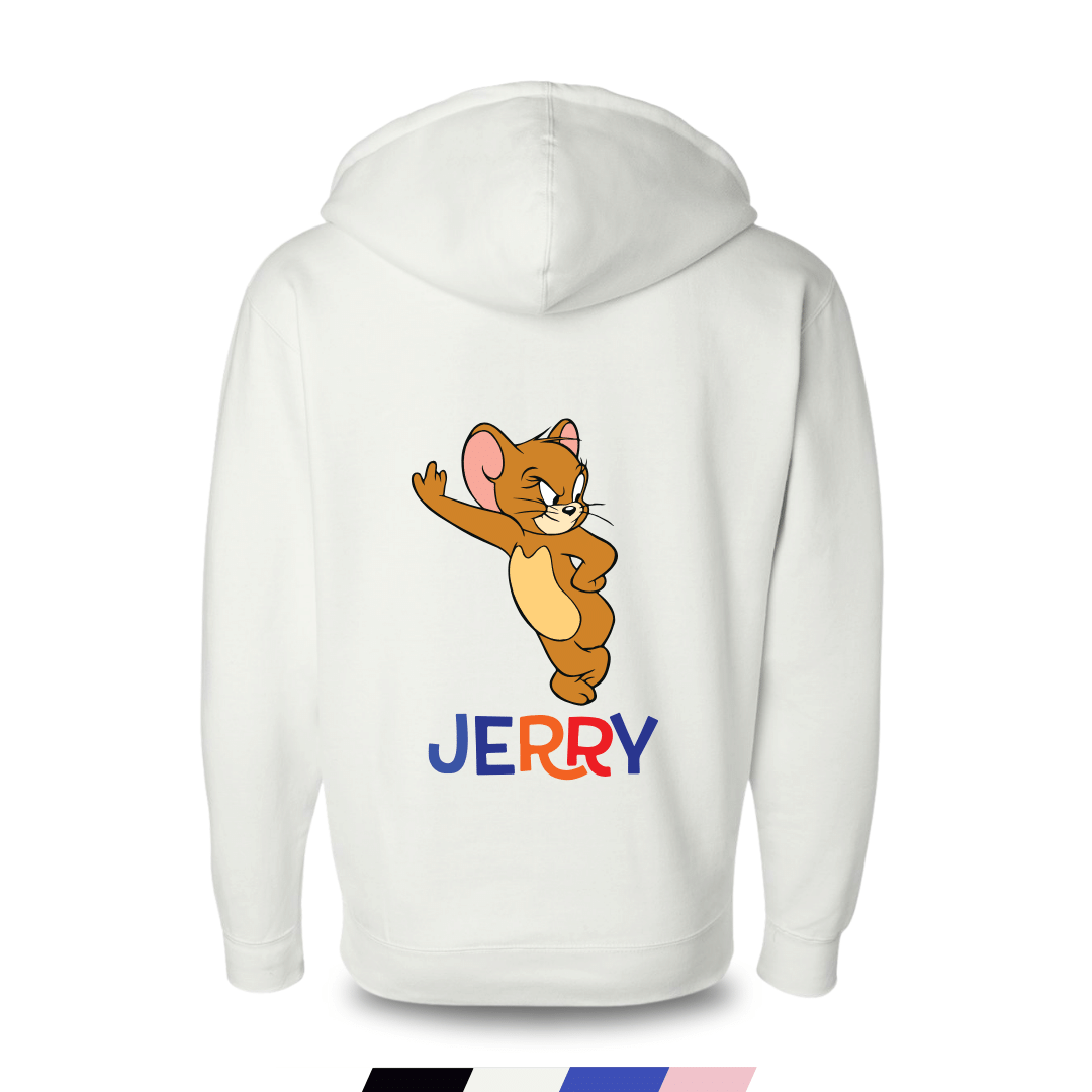 Jerry Hoodie Jacket. Colors White