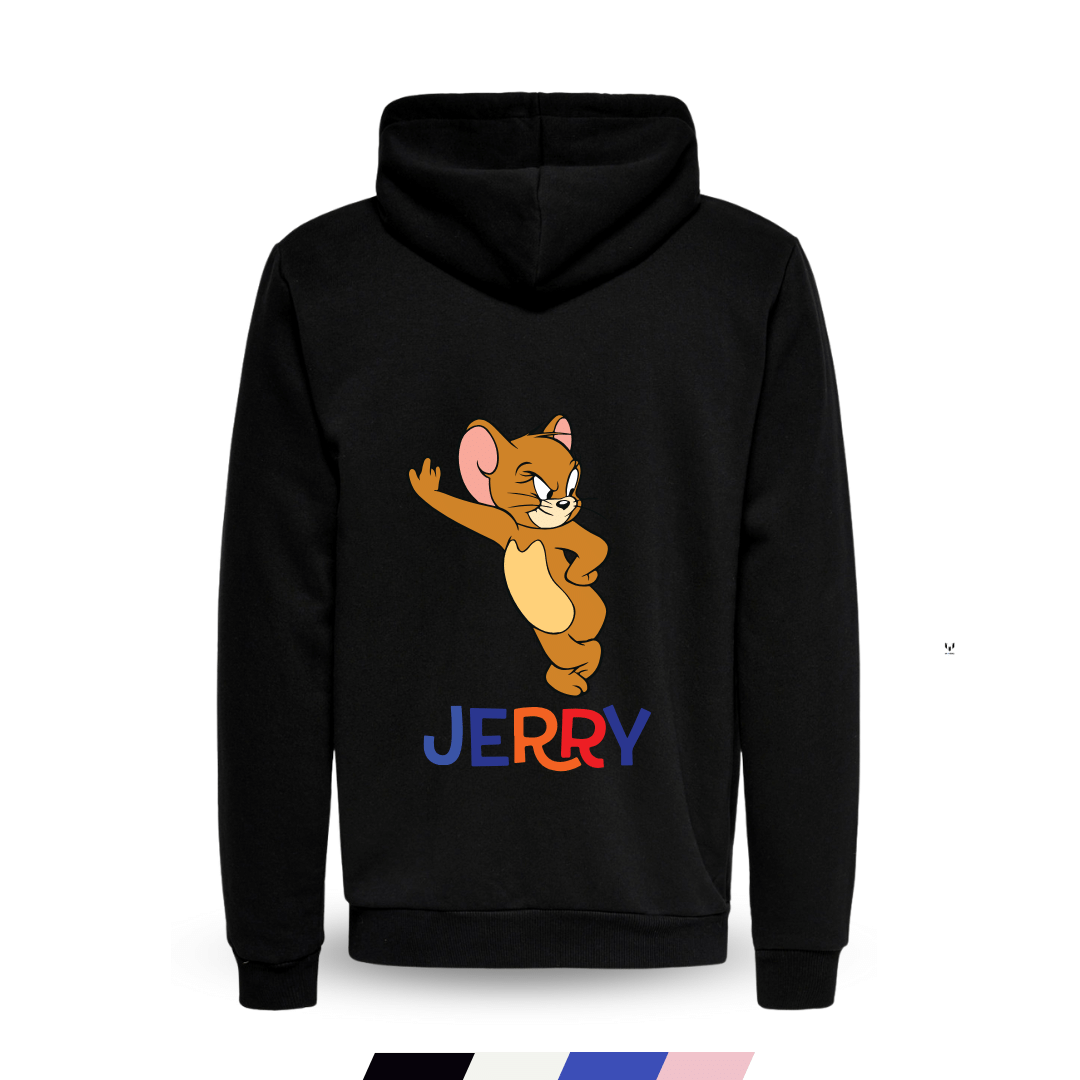 Jerry Hoodie Jacket. Colors Black