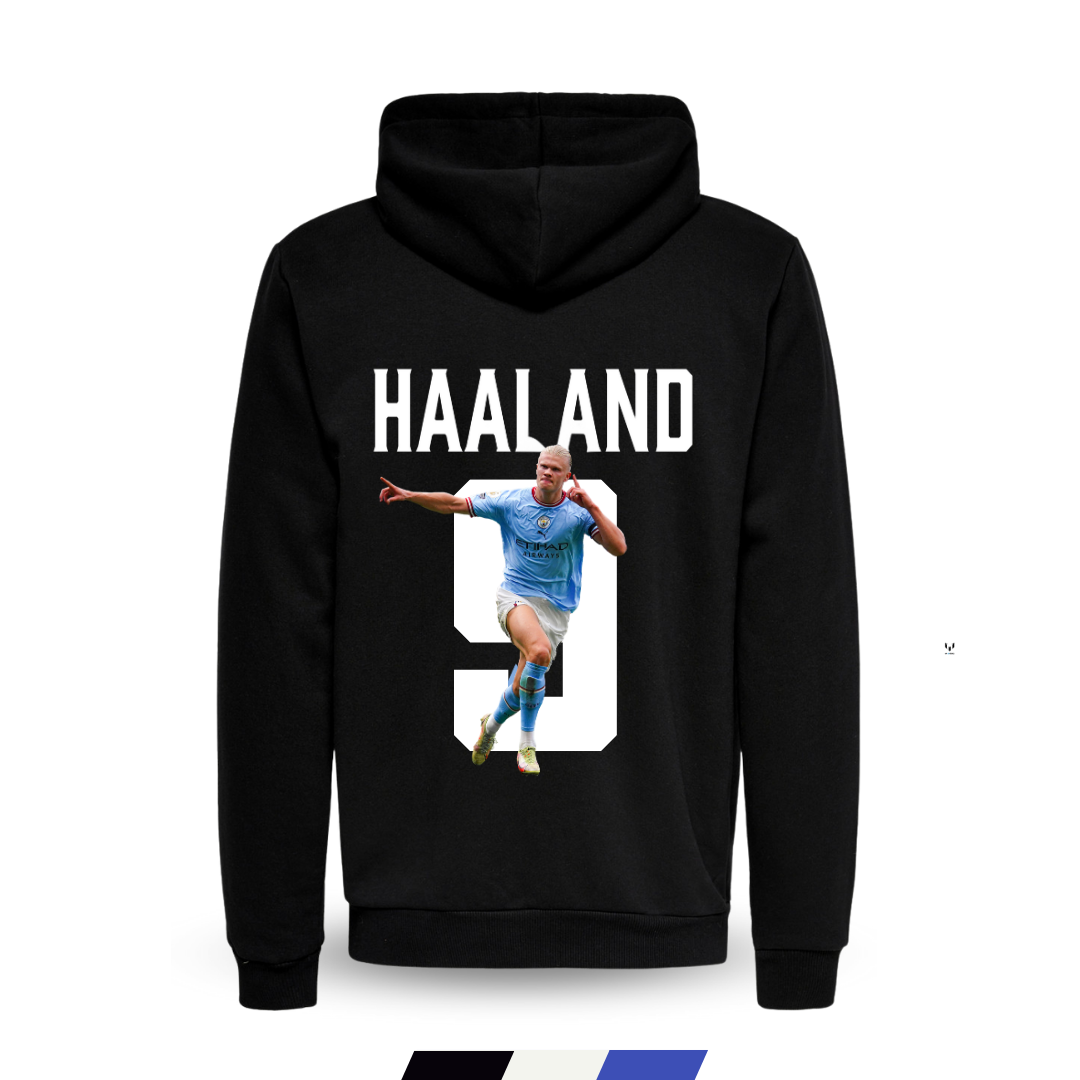 Haaland Hoodie Jacket 1-pc Only (Kids 14-Years Black)