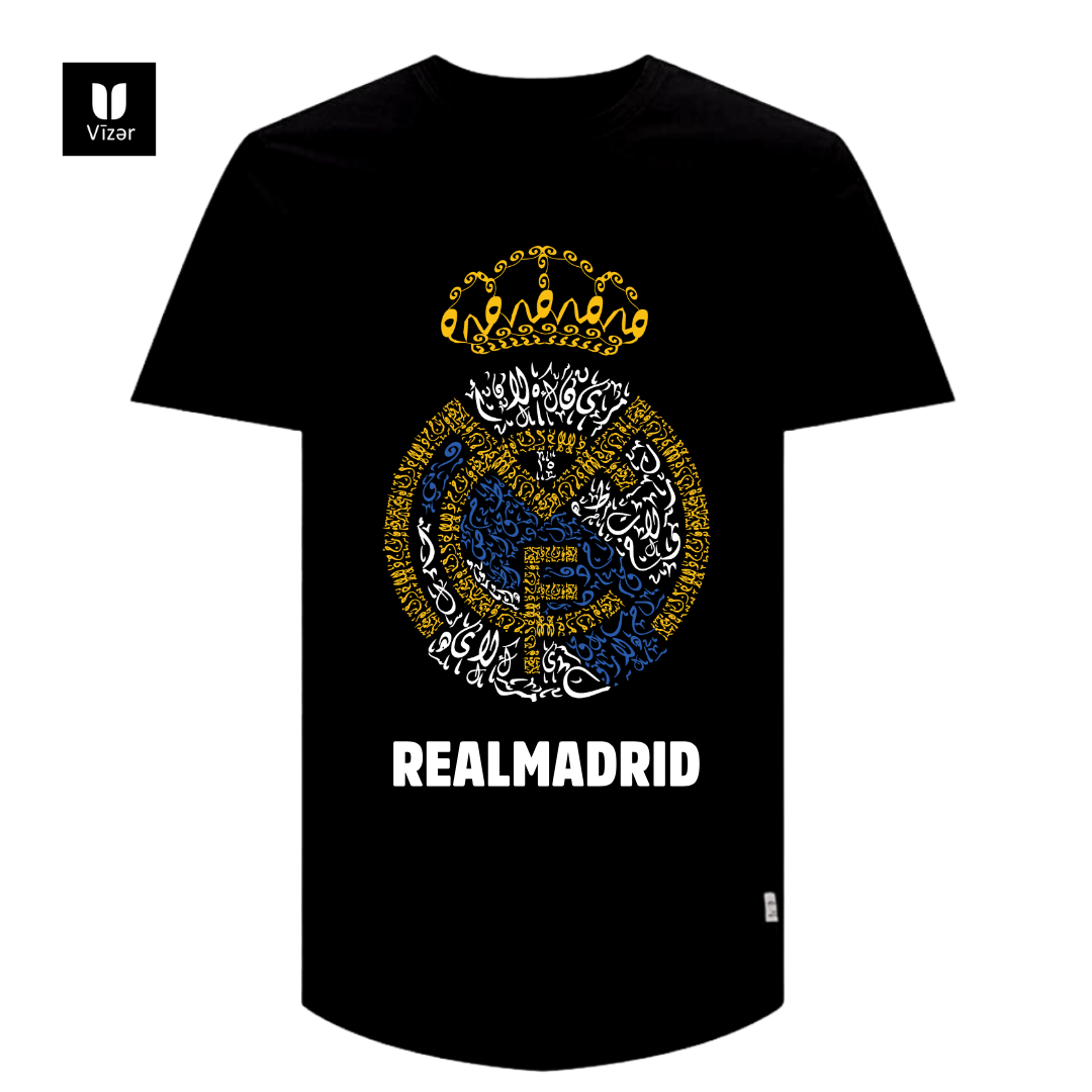 Real Madrid Calligraphy cotton T-Shirt