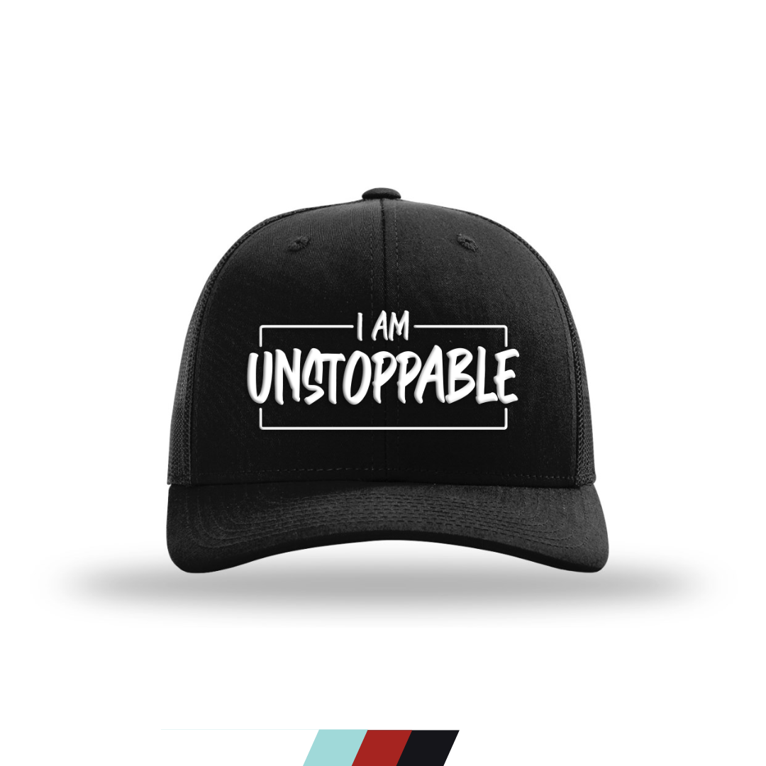 Unstoppable Hard Trucker Unisex Cap Black One Size