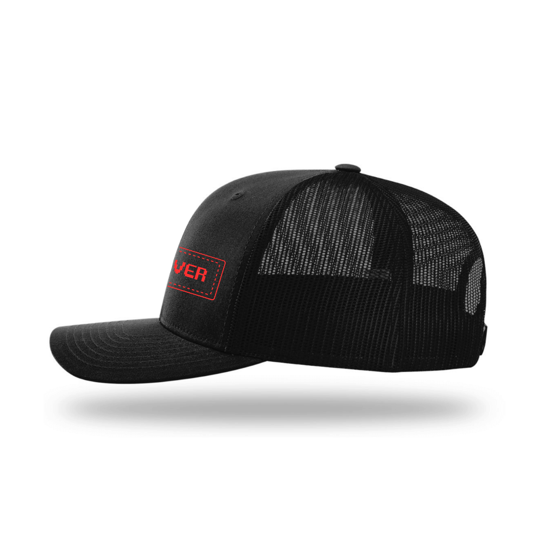 Game Over Hard Trucker Unisex Cap Black One Size