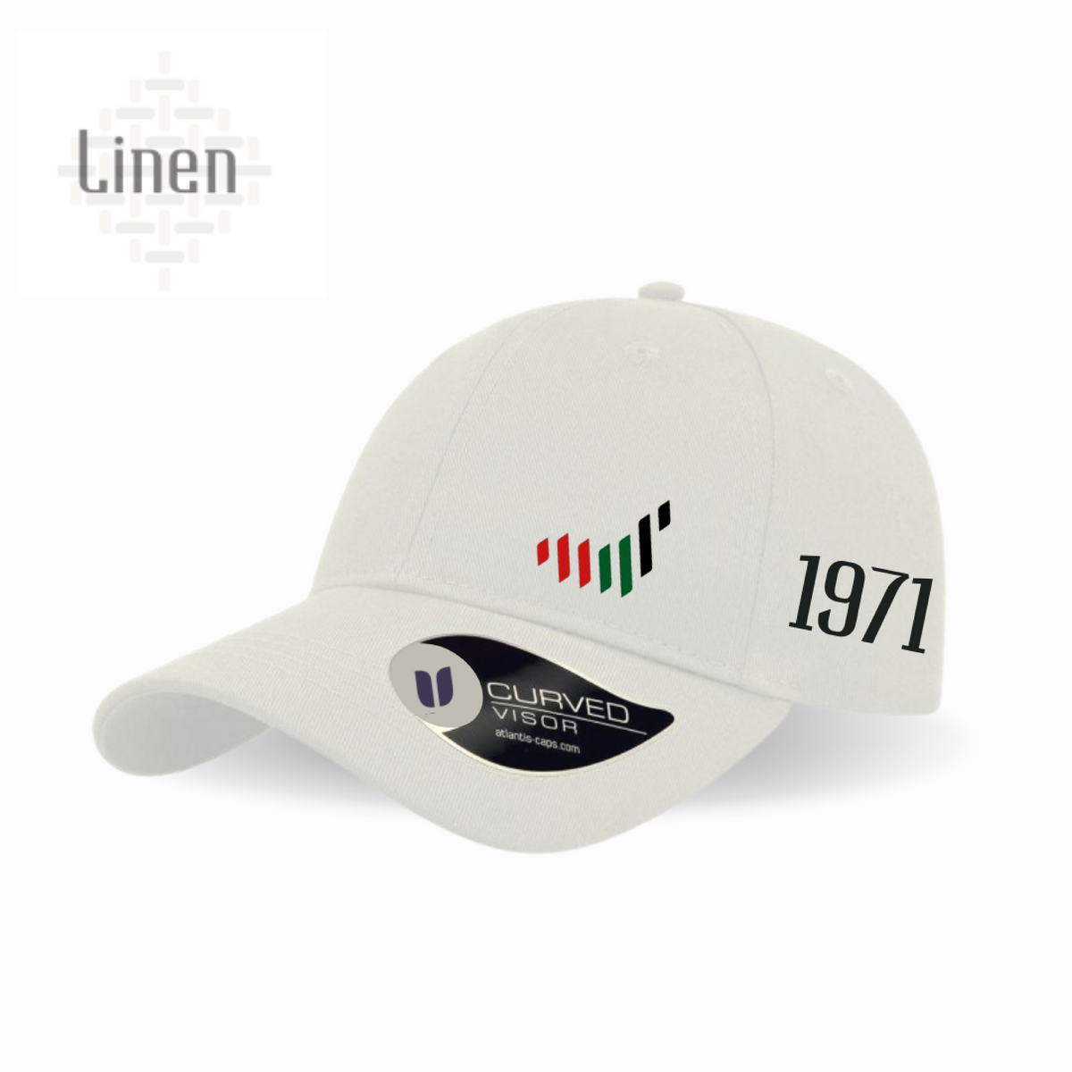 UAE Flag Cap - white