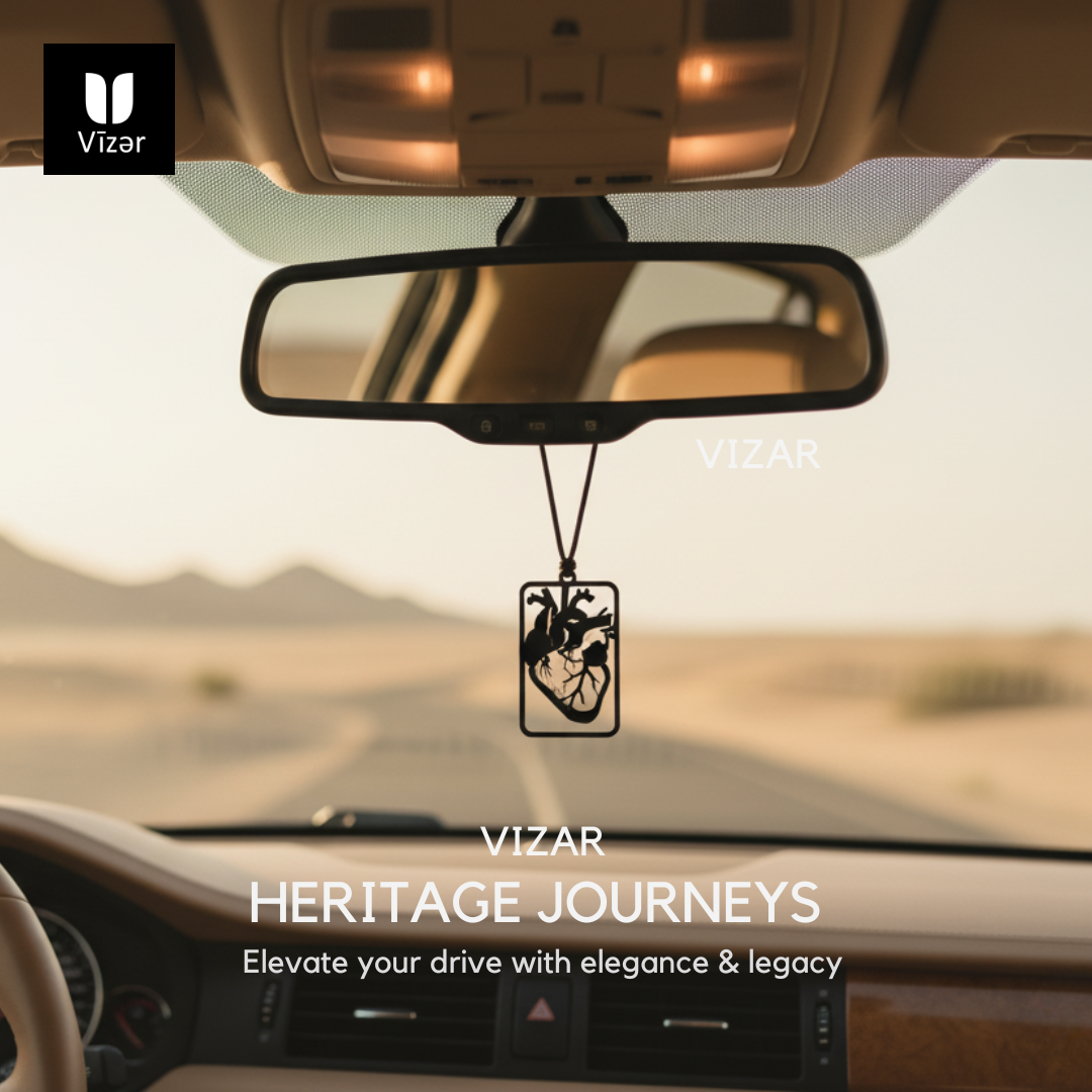 Heart Shape- Acrylic Car Hanging