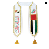 UAE SCARF White_ embroidery