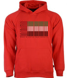 Hoodie UAE (Flag QR Code 1971) 1-pc Only (Adults M Medium RED)