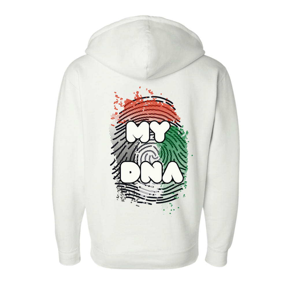 UAE MY DNA Hoodie Jacket 1-pc Only (Kids 14-Years White)