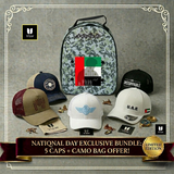 UAE Soldier Set of 5 Caps+ Cap Bag
