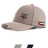 Horse Quick Dry Baseball Cap Laser Cut Mesh Ball Cap Curved