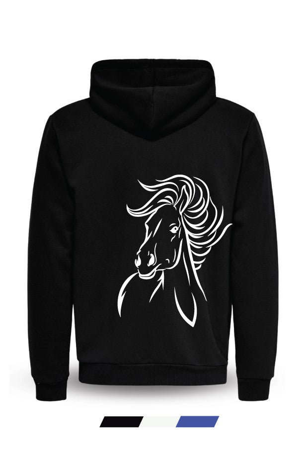 Horse Hoodie Jacket 1-pc Only (Kids 16-Years Black)